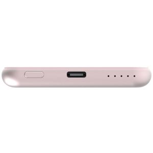 Външна батерия Verbatim MCP-5PK Power Pack 5000 mAh with UBS-C PD 20W / Magnetic Wireless Charging 15W Pink