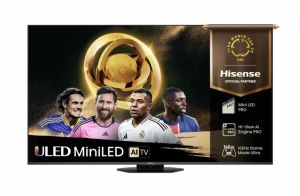 Телевизор 65'' HISENSE 65U8Q, 4K ULED, Smart TV, Android TV 11, WiFi, Black