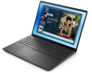 Лаптоп Dell 16 DC16250, Intel Core 7 150U (10 cores, up to 5.4 GHz), 16.0" FHD+(1920x1200) AG, 300nits, 16GB, 2x8GB, DDR5, 5200 MT/s, 1TB M.2 PCIe, Intel Graphics, Cam, FPR, Wi-Fi 6, Backlit Kb, Win 11 Pro, Carbon Black, 3Y PS