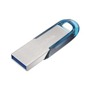 USB памет 64GB SanDisk Ultra Flair, USB 3.0, Tropical Blue