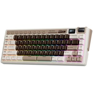ROYAL KLUDGE RK M70 Mocha Grey Gaming Keyboard Cream switch
