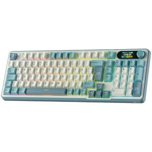 ROYAL KLUDGE RK-S98 Light Cloud Gaming Keyboard Chartreuse switch