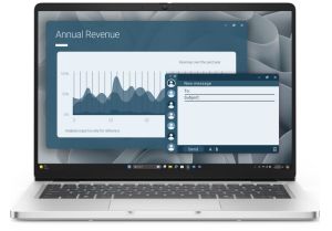 Лаптоп Dell Pro 14 PC14255, AMD Ryzen AI 7 350 (24 MB cache, 8cores, up to 5.0 GHz, 50 TOPS NPU), 14" FHD+(1920x1200) IPS, 300nits AG, 16 GB: 1 x 16 GB, DDR5, 5600 MT/s, 512 GB SSD, AMD Radeon 860M graphics, FHD HDR IR Cam and Mic, Wi-Fi 6E, FPR, Backlit 
