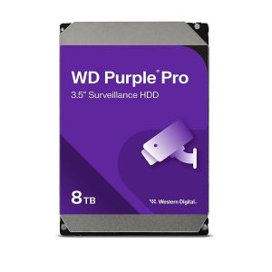 HDD 8TB WD Purple Pro (WD8002PURP), 3.5", SATAIII, 7200 rpm, 256MB, for DVR/Surveillance
