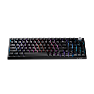 Геймърска клавиатура ADATA XPG SORCERER, XPG Red Mechanical Switch, RGB, USB Type-C, Black