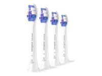 Комплект от 4 глави за четка PHILIPS HX6054/87 Sonicare Sensitive, 4pcs toothbrush head Sonicare Sensitive 4pcs white