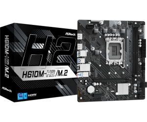 Дънна платка ASROCK H610M-H2/M.2 (Intel 1700, 2xDDR4, 1xM.2, 2xHDMI) Micro ATX