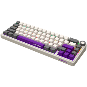 Безжична геймърска клавиатура LORGAR KBP70MW (LRG-KBP70MW-RT-US), Bluetooth/Wireless, Mechanical, USB, RGB Backlight, EN layout, Beige