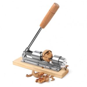 Орехотрошачка Kinghoff KH 1301, Регулируема, Стомана/дърво