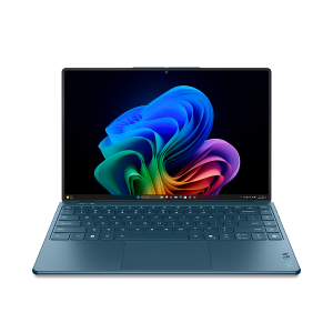 Лаптоп LENOVO Yoga Slim 9 14ILL10 (83CX0017RM), 14.0" 4K WQUXGA (3840x2400) OLED Touch, Intel® Core™ Ultra 7 258V (12M Cache, 2.20 GHz up to 4.80 GHz, 8 ядра), 32GB LPDDR5x, 1TB SSD M.2, Backlit KBD, Windows 11 Home, Tidal Teal