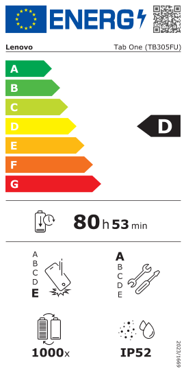 Таблет LENOVO Tab One 4/128GB 8.7'' Luna Grey + Case