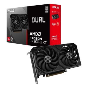 Видео карта ASUS Dual Radeon RX 9060 XT 16GB GDDR6,  128-bit, HDMI, 2xDP