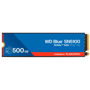 SSD 500GB WD Blue SN5100 (WDS500G5B0E-00CPE0), M.2 2280 PCIe® Gen 4.0 NVMe 3D NAND