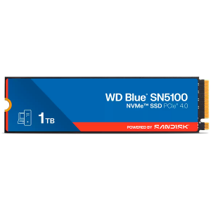 SSD 1TB WD Blue SN5100 (WDS100T5B0E-00CPE0), M.2 2280 PCIe® Gen 4.0 NVMe 3D NAND