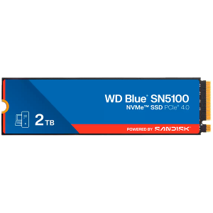SSD 2TB WD Blue SN5100 (WDS200T5B0E-00CPE0), M.2 2280 PCIe® Gen 4.0 NVMe 3D NAND