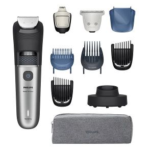 Тример за брада PHILIPS BT7670/15 series 7000, 120мин. работа без кабел с 1 час зареждане, Контейнер за събиране на косъмчета