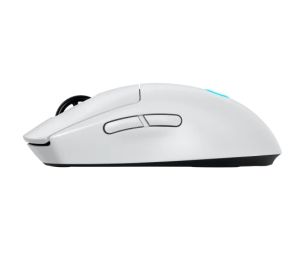 Безжична геймърска мишка LOGITECH PRO 2 LIGHTSPEED (910-007302), Wireless, 44 000 DPI, White