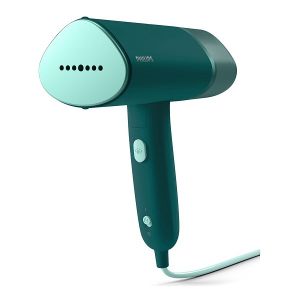 Ръчен уред за гладене с пара PHILIPS STH3020/70 Series 3000, 1000W, до 20 г/мин, Компактен и сгъваем,  Тъмно зелено