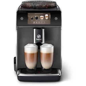 Автоматична еспресо машина PHILIPS SM6682/10 Saeco GranAroma Deluxe, 1500W, 15 бара, 5-инчов цветен сензорен TFT дисплей, Сив