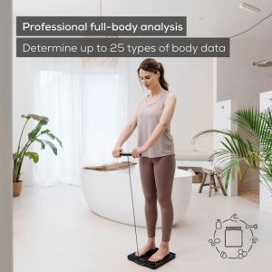 Везна Beurer BF 990 WIFI/Bluetooth 8-electrode diagnostic bathroom scale with extendable handpiece for full body analysis; 5 activity levels; 8 user memories; 180 kg