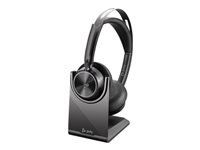 HP Poly Voyager Focus 2 Microsoft Teams Certified USB-C-C Headset +USB-C/A Adapter + Charging Stand No localization