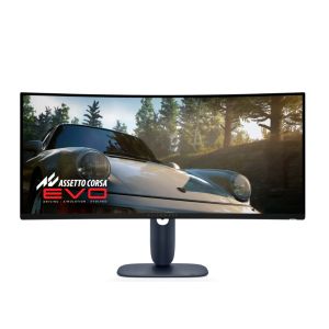 Монитор DELL Alienware AW3425DW, 34.2" QD-OLED Curved 1800R, UWQHD (3440x1440) 240Hz, 21:9, 0.03ms, 1000cd/m2, 1.5M:1, NVIDIA G-SYNC Compatible, AMD FreeSync™ Premium Pro, 2xHDMI, DP, USB, Black