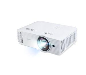 Мултимедиен проектор Acer Projector S1387, DLP, Short Throw, WXGA (1280x800), 4000 ANSI Lumens, 20,000:1 Dynamic Black, HDMI 3D Ready, 2? HDMI (1.4b), DC Out (5V/1A, USB-A), RS232, Speaker 16W, Bluelight Shield, 3.1 kg, 3Y, White