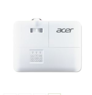 Мултимедиен проектор Acer Projector S1287, DLP, Short Throw 0.6, XGA (1024x768), Max WUXGA (1920x1200), 4000 ANSI Lumens, 20,000:1 Dynamic Black, HDMI 3D Ready, 2x HDMI (1.4b), DC Out (5V/1A, USB-A), RS232, Speaker 16W, Bluelight Shield, 3.1 kg, 3Y, White