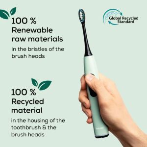 Електрическа четка за зъби Beurer SC 50 peppermint Electric Sonic Toothbrush, up to 80,000 mov/min, 5 cleaning programs: Clean, Sensitive, Polish, Gum Care, Whiten, Pressure sensor , 2-min. timer, Incl. 2 toothbrush heads and magnetic charging plate, 22 d