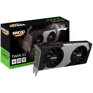 Видео карта INNO3D GeForce RTX 5060 Ti 8GB TWIN X2, 8GB GDDR7, 128-bit, HDMI, 3xDP