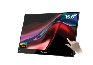 Монитор VERBATIM Portable Light series, 15.6" IPS Touch, FullHD (1920x1080) 60Hz, 16:9, 10ms, 250cd/m², 1000:1, Speaker, USB-C, Mini HDMI, Black