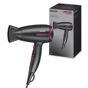 Сешоар BEURER HC 25 Travel hair dryer, 1600W, 2 температурни настройки, 2 скорости, Йонна функция, Black