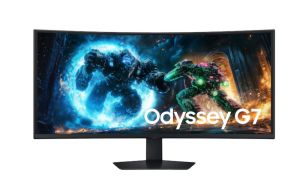 Монитор SAMSUNG Odyssey G7 - G75F (LS40FG750EUXEN), 40" VA Curved 1000R, WUHD (5120 x 2160) 180Hz, 21:9, 1ms, 350 cd/m2, 3000:1, AMD FreeSync Premium Pro, 2xHDMI, DP, Black