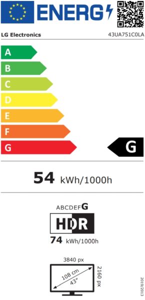 Телевизор 43'' LG 43UA751C0LA, 4K UHD HDR, Direct LED, Smart TV, webOS, Ceramic Black