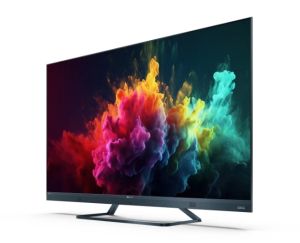 Телевизор Sharp 55FQ8EG, 55" QLED  GOOGLE TV, 4K 144Hz Quantum Dot 3840x2160 Aluminium Slim Frameless, AQUOS AI, DVB-T/T2/C/S/S2, 500 NIT, Active Motion 1400, HARMAN/KARDON, HDR10, Dolby Atmos, Dolby Vision, DTS:X, Google Assistant, HDMI eARC, Mini Compos