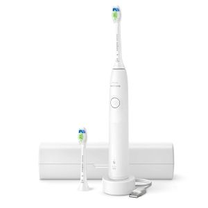Ел. четка за зъби PHILIPS HX7108/03 Sonicare, 1 режим на четкане, 2 степени на интензивност, Сензор за натиск, Калъф, White