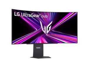Монитор LG 45GX900A-B UltraGear, 44.5" OLED Curved 800R, WQHD (3440x1440) 240Hz, 21:9, 0.03ms, 275 cd/m2, 1.5M:1, AMD FreeSync Premium Pro, NVIDIA G-Sync, Speaker 2x7W, USB Type-C, 2xHDMI, DisplayPort, USB 3.0, Black