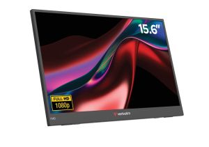 Монитор VERBATIM Portable LIGHT Series, 15.6" IPS, Full HD (1920x1080) 60Hz, 16:9, 10ms, 250cd/m², 1000:1, Speakers, 2xUSB-C, Mini HDMI, Black