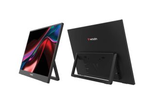 Монитор VERBATIM Portable LIGHT Series, 15.6" IPS, Full HD (1920x1080) 60Hz, 16:9, 10ms, 250cd/m², 1000:1, Speakers, 2xUSB-C, Mini HDMI, Black