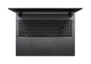 Лаптоп Acer Travelmate TMP216-41-TCO-R221, AMD Ryzen 5 7535U (up to 4.55GHz, 16MB), 16'' WUXGA (1920x1200) IPS, 1*16GB DDR5 (1 slot free), 512GB PCIe NVMe SSD, AMD Radeon 660M, TPM 2.0, MicroSD reader, HD Cam, Wi-Fi 6E, BT 5.3, EPEAT, EnergyStar, Win 11 P