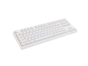 Клавиатура Genesis Gaming Keyboard Thor 404 TKL White RGB Backlight US Layout Yellow Switch