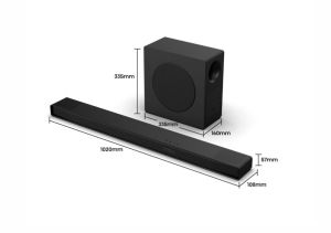 Саундбар HISENSE AX3120Q ,3.1.2 Ch., 440W, BT, Dolby Atmos, Black