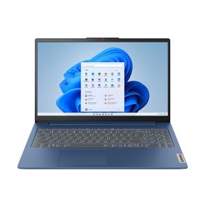 Лаптоп LENOVO IdeaPad Slim 3 15IRU8 (82X700H6BM), 15.6" FullHD (1920x1080) TN, Intel® Core™ i3-1315U (10M Cache, 3.3GHz up to 4.5GHz, 6 ядра), 8GB LPDDR5, 512GB SSD M.2, noOS, Abyss Blue