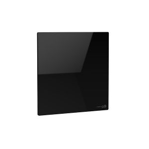 Стенен смарт нагревател AENO Premium Eco Smart Quadro (AGH0012S), 500W, Стенен нагревател, 50x50 см., Закалено стъкло, Инфрачервено+конвекционно отопление, LED дисплей, WiFi, Черен