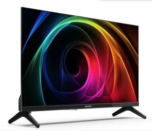 Телевизор Sharp 24HA1205E, 24" LED HD 1366x768 Frameless, 100 000:1, DVB-T/T2/C/S/S2, Active Motion 100, Speaker 2x3W, Dolby Digital, CI+, 3xHDMI (ARC/CEC), 2xUSB, LAN, Video/Audio input (3 x RCA), Hotel Mode, E, 2 pole Stand