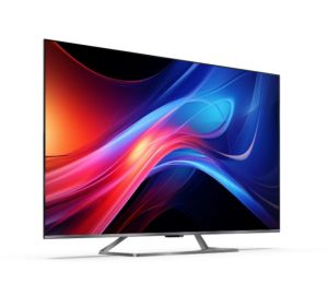 Телевизор Sharp 75GP7265E, 75" QLED Google TV, 4K Ultra HD 3840x2160 Frameless, AQUOS, DVB-T/T2/C/S/S2, Active Motion 1200, HDR10, Dolby Atmos, Dolby Vision, Google Assistant, HARMAN/KARDON, Chromecast Built-in, HDMI 2.1 with eARC, Aluminium finish, USB, 