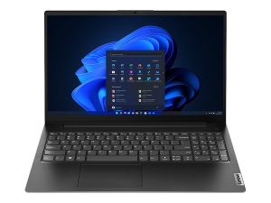 Лаптоп LENOVO V15 G4 AMN, 15.6" FullHD (1920x1080) TN, AMD Ryzen 3 7320U (2.4GHz up to 4.1GHz, 4 ядра), 8GB LPDDR5, 256GB SSD М.2, FreeDOS, Business Black - 82YU00YWBM