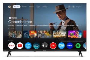 Телевизор Sharp 32HF3265E, 32" QLED Google TV, HD 1366x768 Frameless, 1 000 000:1, DVB-T/T2/C/S/S2, HDR10, Speaker 2x8W, Dolby Digital, Google Cast, 3xHDMI (ARC/CEC), CI+, 3.5mm Headphone jack / line-out, RJ 45, 2xUSB, Wi-Fi, Bluetooth, Mini Composite, E,