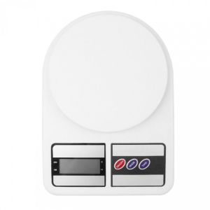 Кухненска везна Rosberg R51651A, До 7 кг, Точност до 1гр, LCD, Тара, Бял