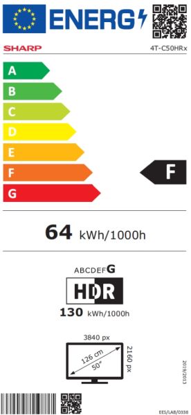 Телевизор Sharp 50HR7265E, 50" QLED  GOOGLE TV, 4K 144Hz Quantum Dot 3840x2160 Frameless, AQUOS AI, DVB-T/T2/C/S/S2, Active Motion 1400, HDR10, Dolby Atmos, Dolby Vision, DTS:X, Google Assistant, HDMI eARC, Mini Composite/CVBS + Audio input, USB, Wi-Fi, B